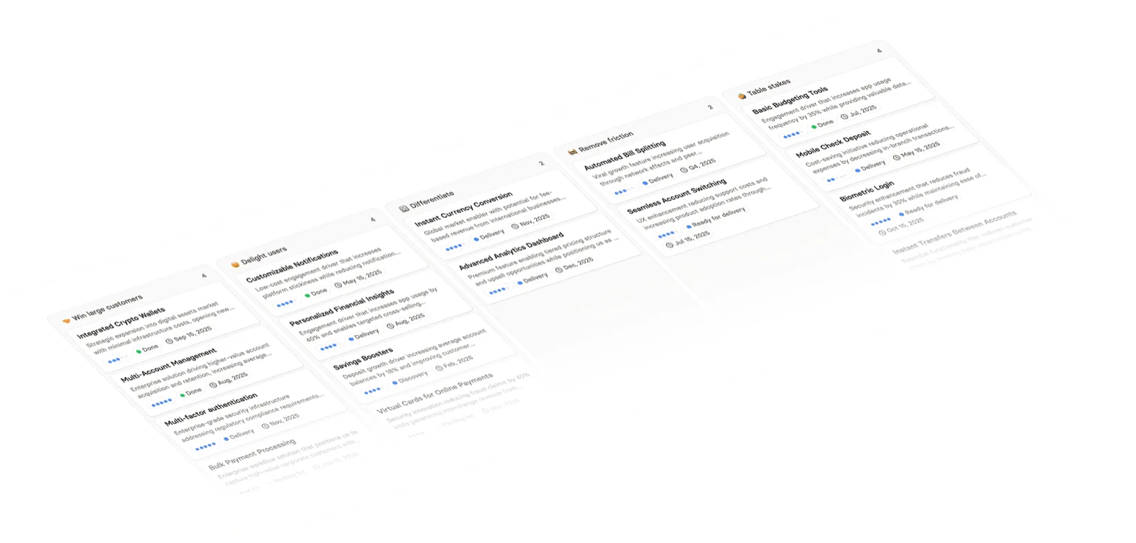 Product comparison illustration