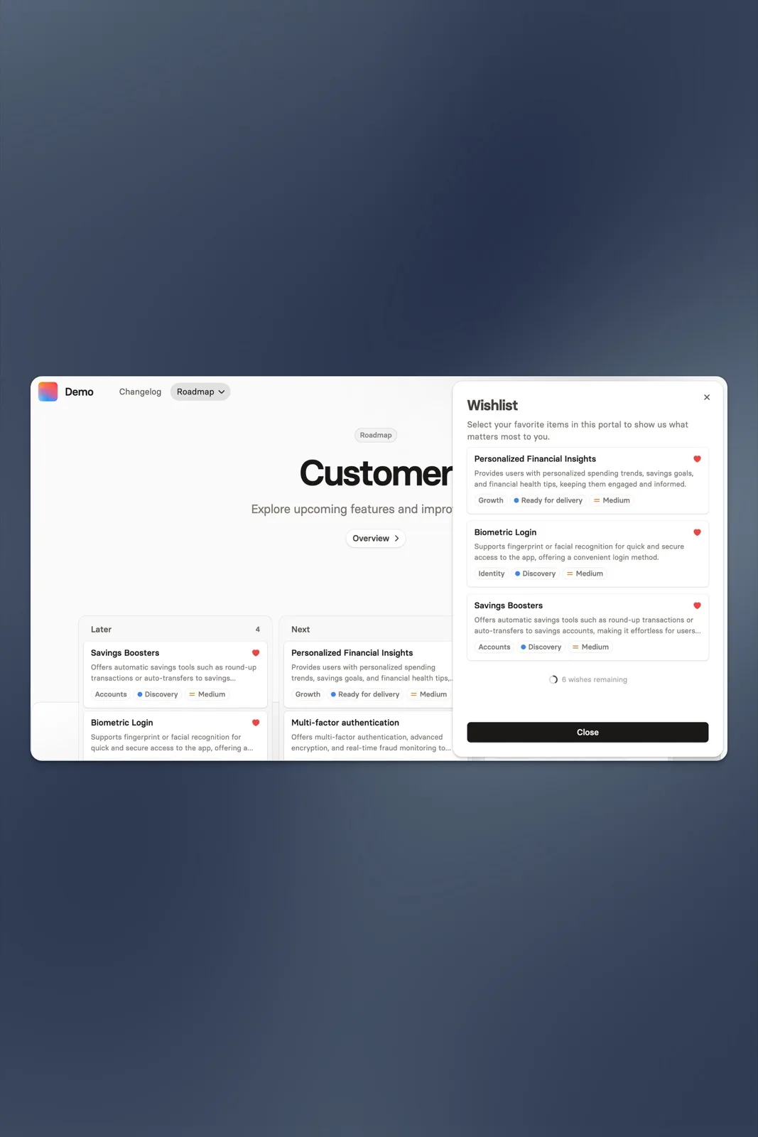 Product comparison illustration